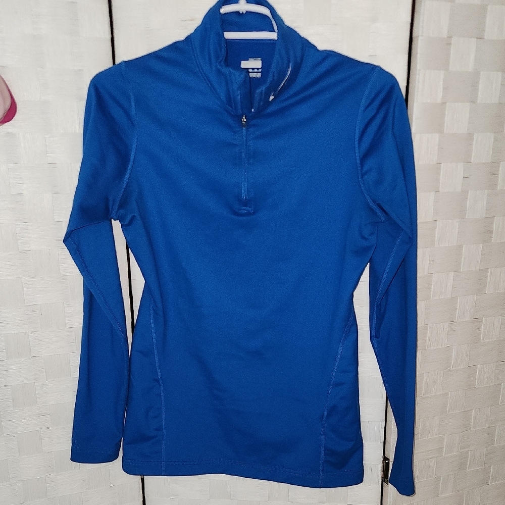 NIKE Womens Fit DRY Athletic Qaurterzip  M   PTP 18